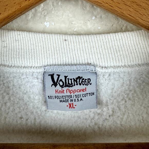 Vintage Tennessee Lady Vols Sweatshirt XL White Crewneck Basketball NCAA USA - Picture 3 of 15